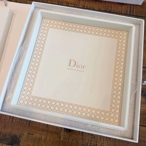 Dior off White/ light gold Decorative Square TRAY